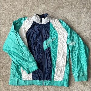 adidas Trefoil Lined Jacket - Navy & White